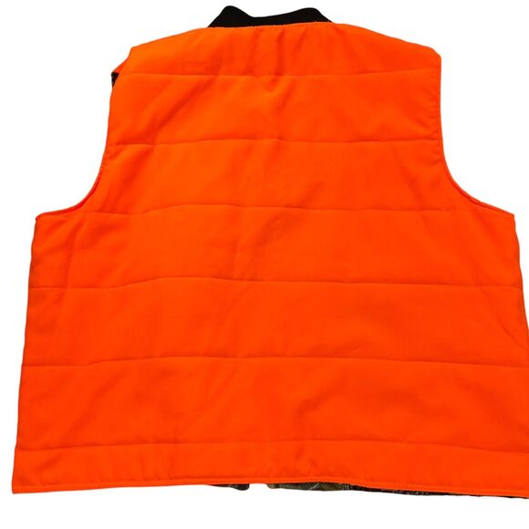 Bob Allen Reversible Camouflage Vest Mens 2XL Realtree Hardwoods Hunting - Picture 4 of 11